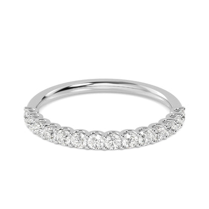 White Gold / Yusra Prong Wedding Band