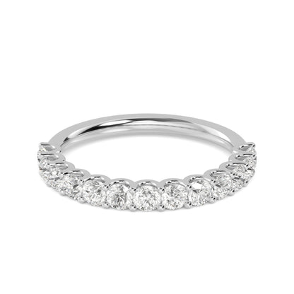 White Gold / Anika Prong Wedding Band