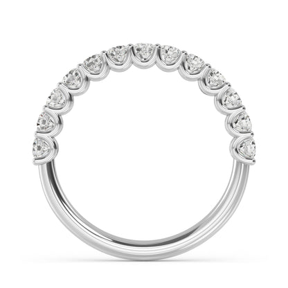 White Gold / Anika Prong Wedding Band