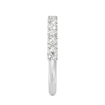 White Gold / Anika Prong Wedding Band