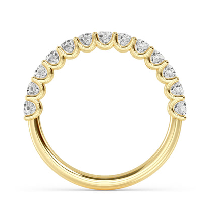 Yellow Gold / Anika Prong Wedding Band