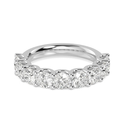 White Gold / Amal Prong Wedding Band