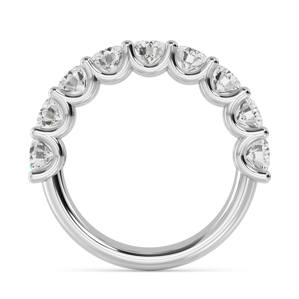 White Gold / Amal Prong Wedding Band