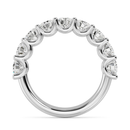 White Gold / Amal Prong Wedding Band