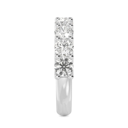White Gold / Amal Prong Wedding Band