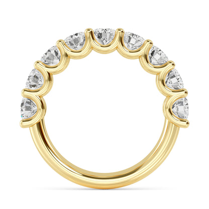 Yellow Gold / Amal Prong Wedding Band