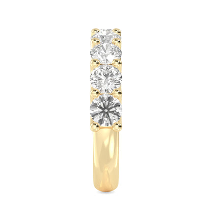 Yellow Gold / Amal Prong Wedding Band