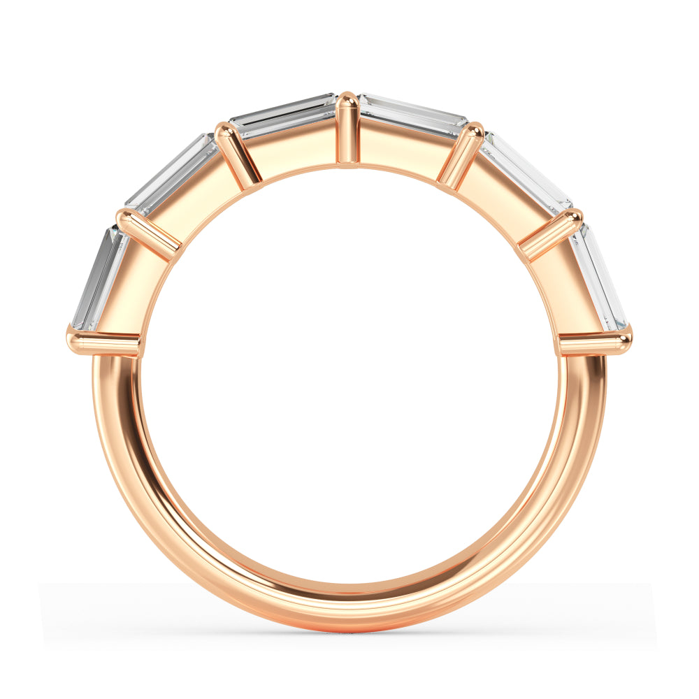 Rose Gold / Carina Diamond Wedding Band