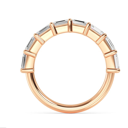 Rose Gold / Seraphina Diamond Wedding Band