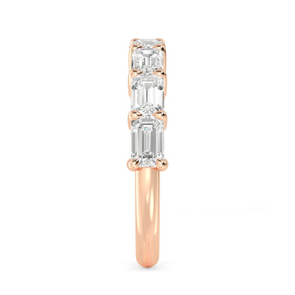 Rose Gold / Seraphina Diamond Wedding Band
