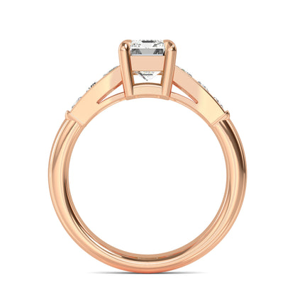 Rose Gold / Zuri Seven Stone Wedding Band
