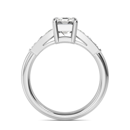 White Gold / Zuri Seven Stone Wedding Band