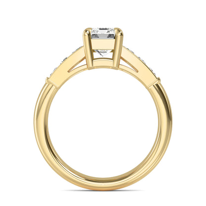 Yellow Gold / Zuri Seven Stone Wedding Band
