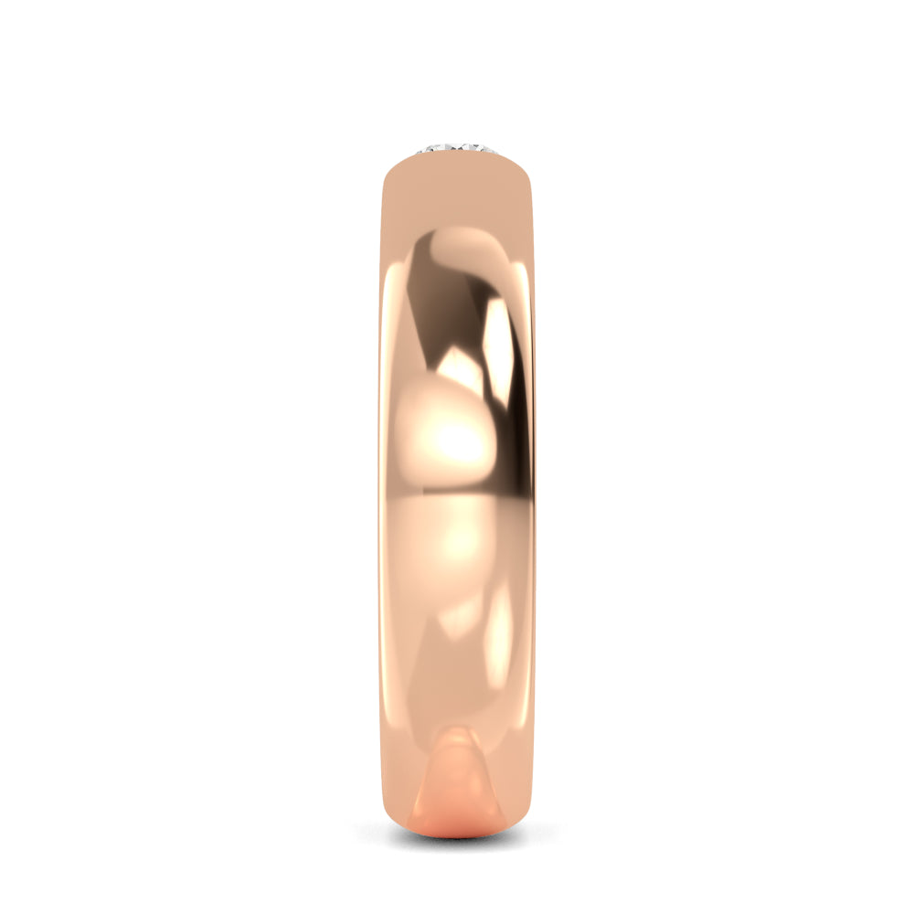 Rose Gold / Aditi Diamond Wedding Band