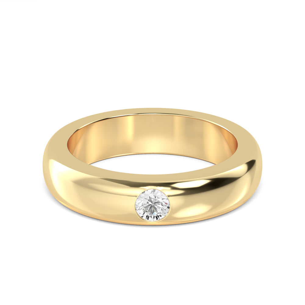 Yellow Gold / Aditi Diamond Wedding Band