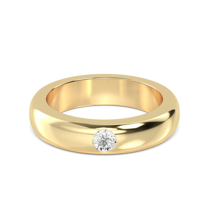 Yellow Gold / Aditi Diamond Wedding Band