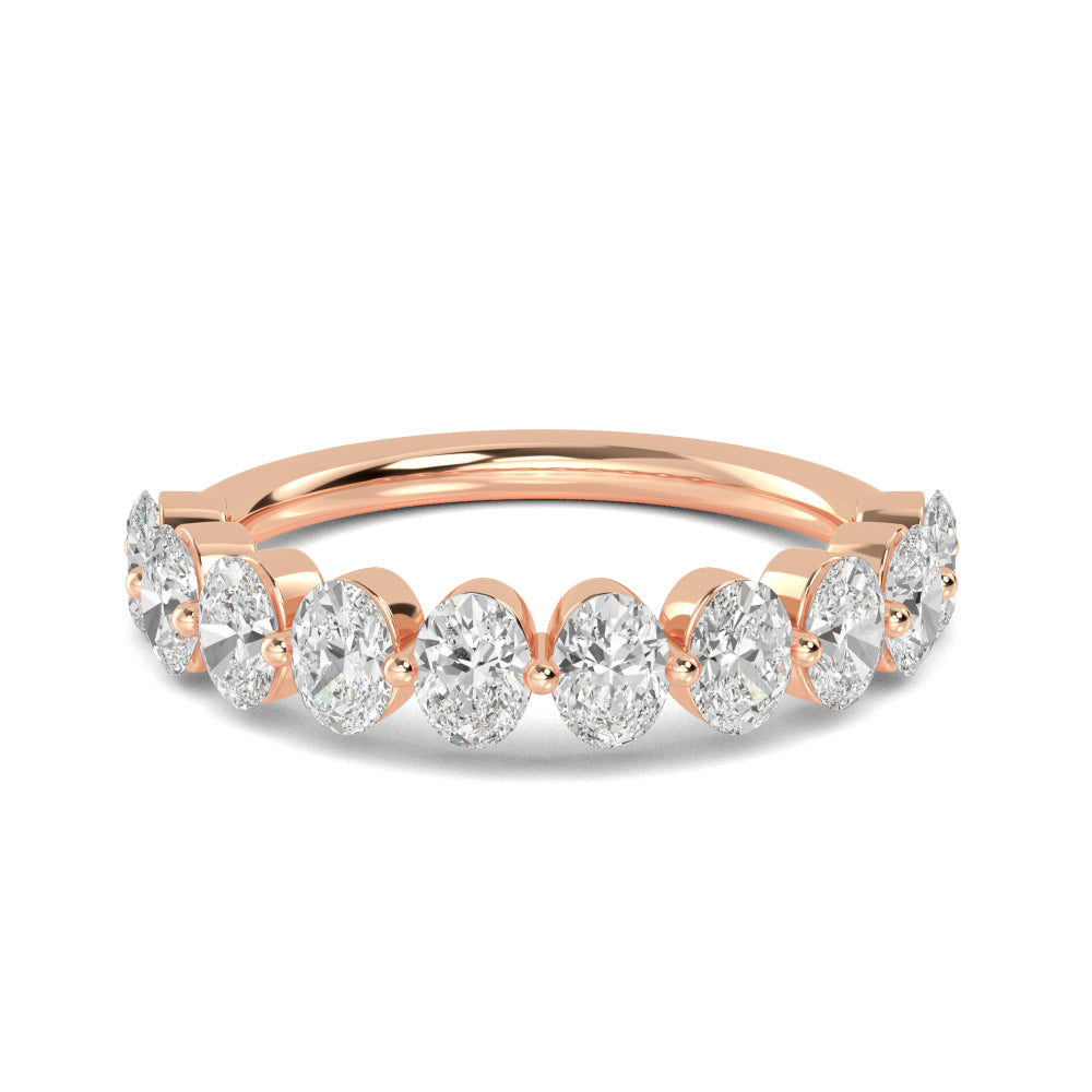 Rose Gold / Gemma Diamond Wedding Band