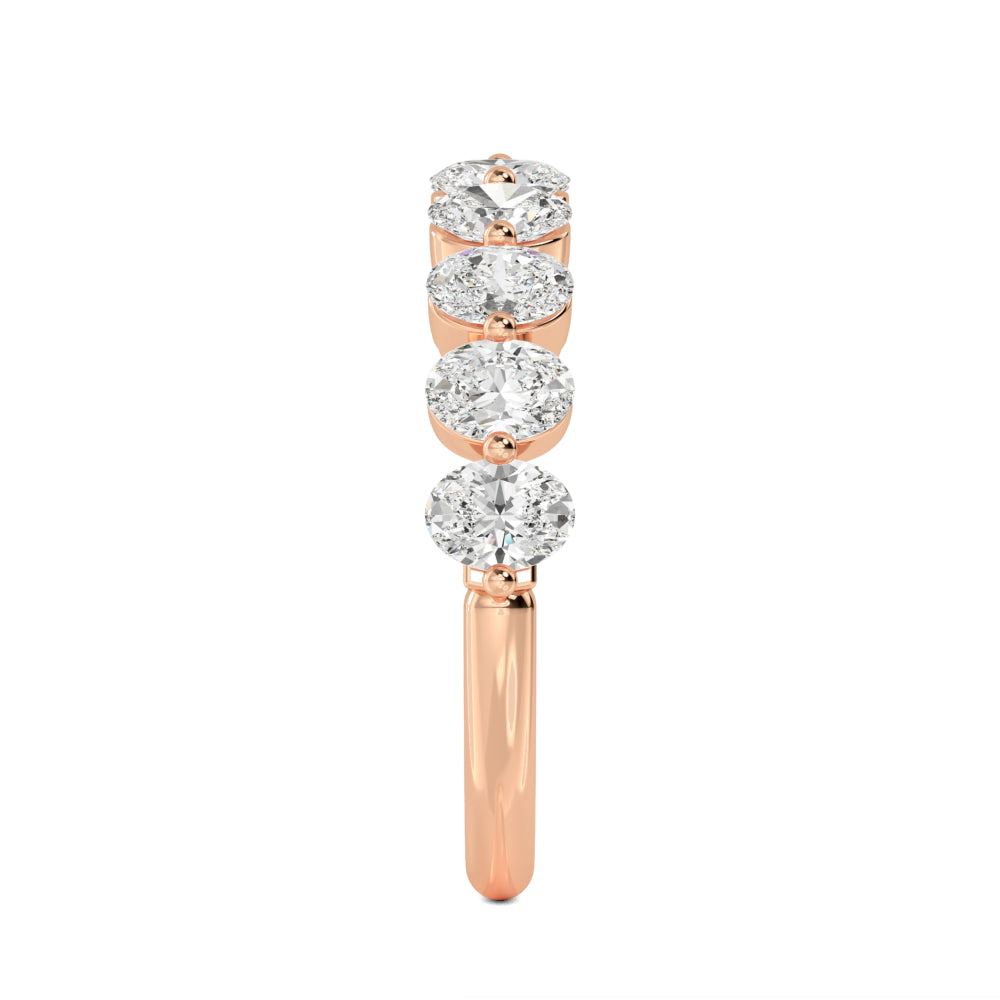 Rose Gold / Gemma Diamond Wedding Band