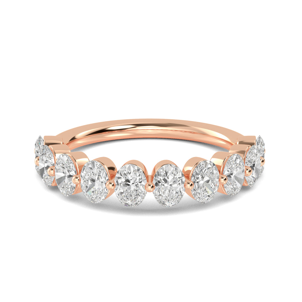 Rose Gold / Adira Diamond Wedding Band