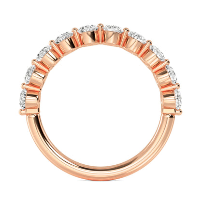 Rose Gold / Adira Diamond Wedding Band