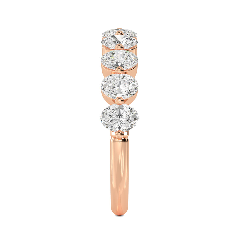 Rose Gold / Adira Diamond Wedding Band