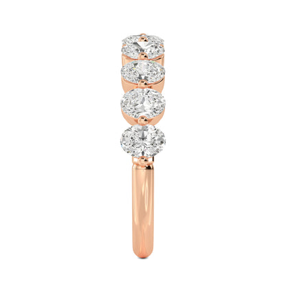 Rose Gold / Adira Diamond Wedding Band