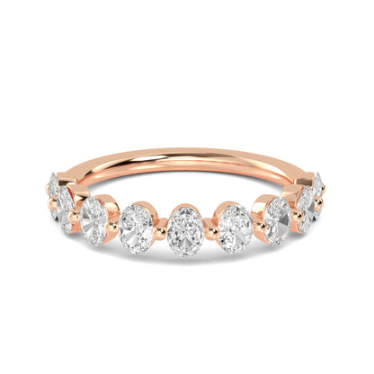 Rose Gold / Bahar Diamond Wedding Band