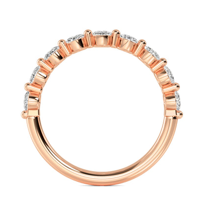 Rose Gold / Bahar Diamond Wedding Band