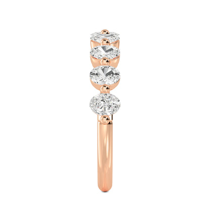 Rose Gold / Bahar Diamond Wedding Band