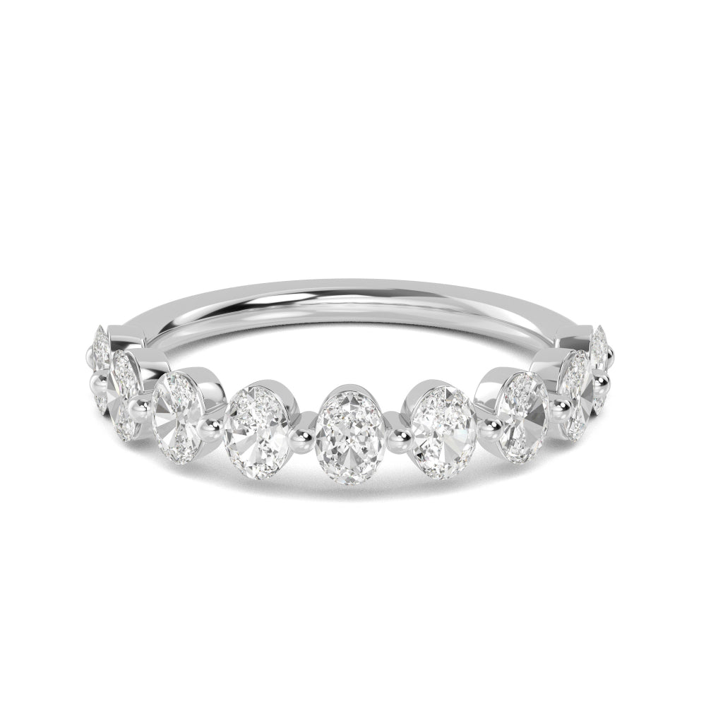 White Gold / Bahar Diamond Wedding Band