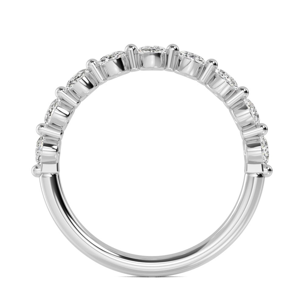 White Gold / Bahar Diamond Wedding Band
