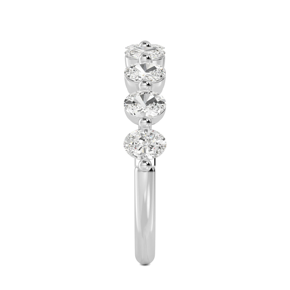 White Gold / Bahar Diamond Wedding Band