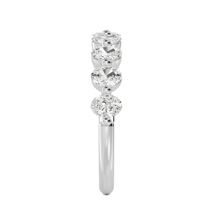 White Gold / Bahar Diamond Wedding Band