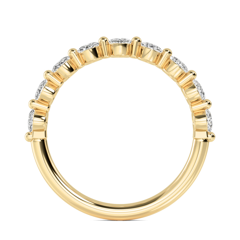 Yellow Gold / Bahar Diamond Wedding Band
