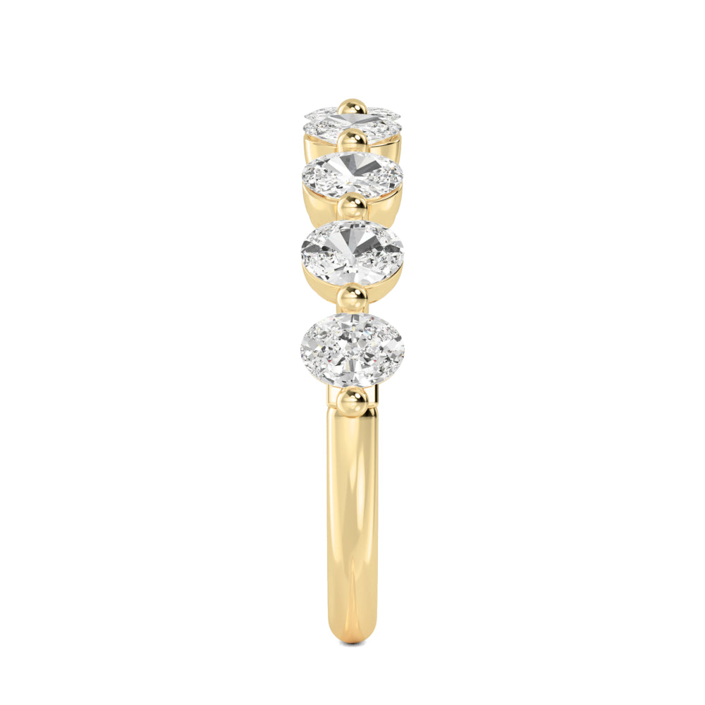 Yellow Gold / Bahar Diamond Wedding Band