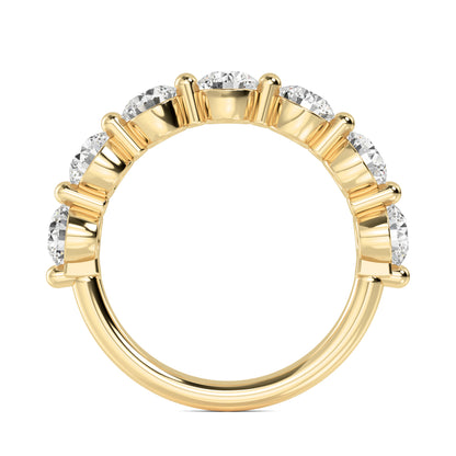 Yellow Gold / Amani Prong Wedding Band