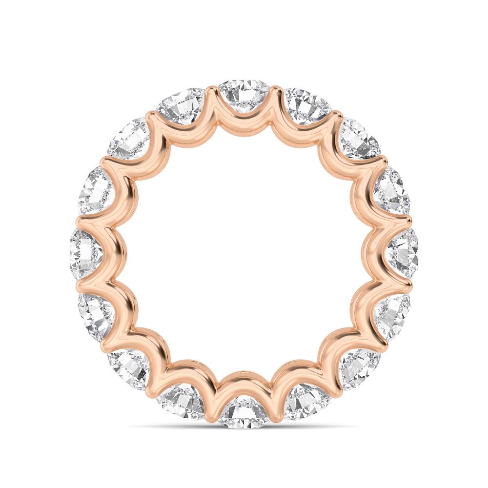 Rose Gold / Harlow Diamond Wedding Band