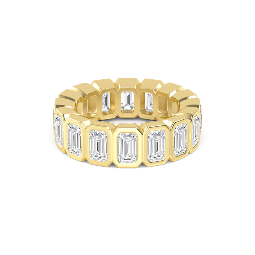 Yellow Gold / Simone Eternity Wedding Band