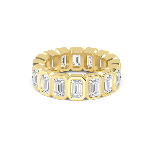 Yellow Gold / Simone Eternity Wedding Band