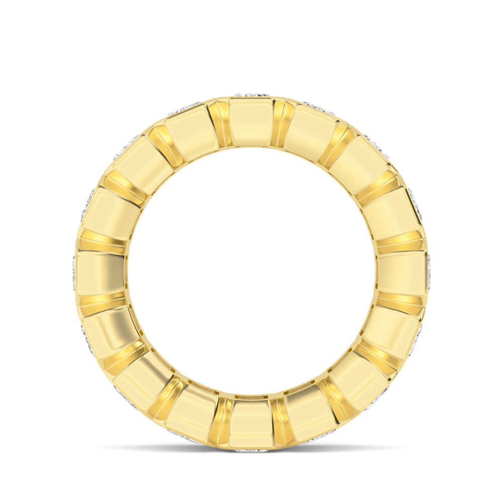 Yellow Gold / Simone Eternity Wedding Band