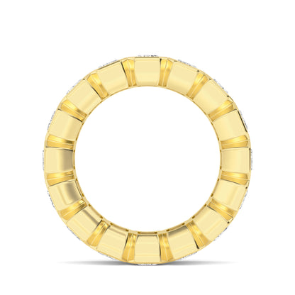 Yellow Gold / Simone Eternity Wedding Band