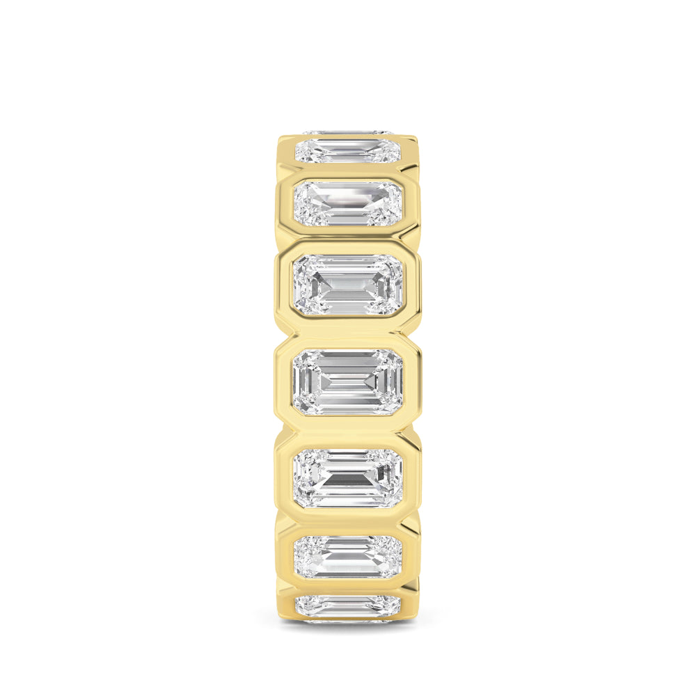 Yellow Gold / Simone Eternity Wedding Band
