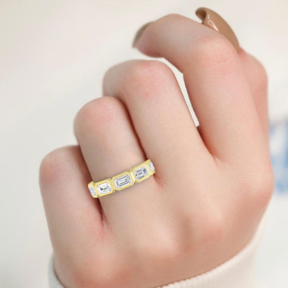 Yellow Gold / Mahnoor Eternity Wedding Band