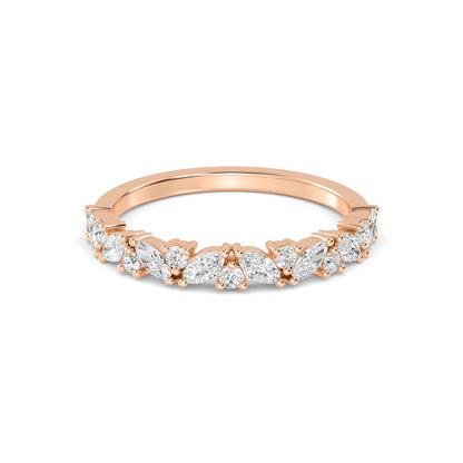 Rose Gold / Beatrice Stackable Wedding Band