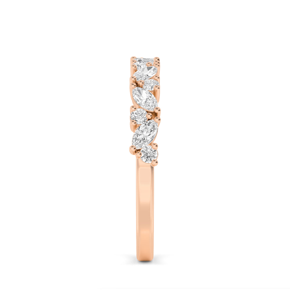 Rose Gold / Beatrice Stackable Wedding Band