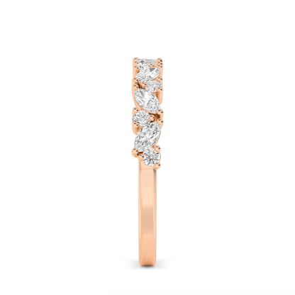 Rose Gold / Beatrice Stackable Wedding Band