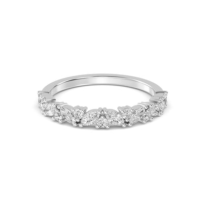 White Gold / Beatrice Stackable Wedding Band