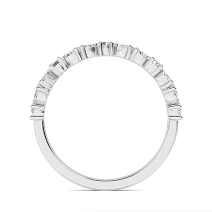 White Gold / Beatrice Stackable Wedding Band