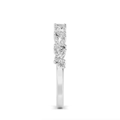 White Gold / Beatrice Stackable Wedding Band