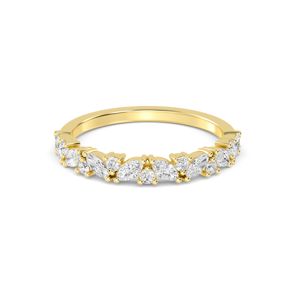 Yellow Gold / Beatrice Stackable Wedding Band
